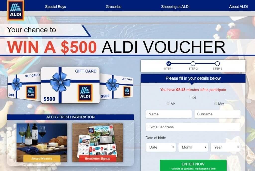 Aldi Vouchers Affiliate Program