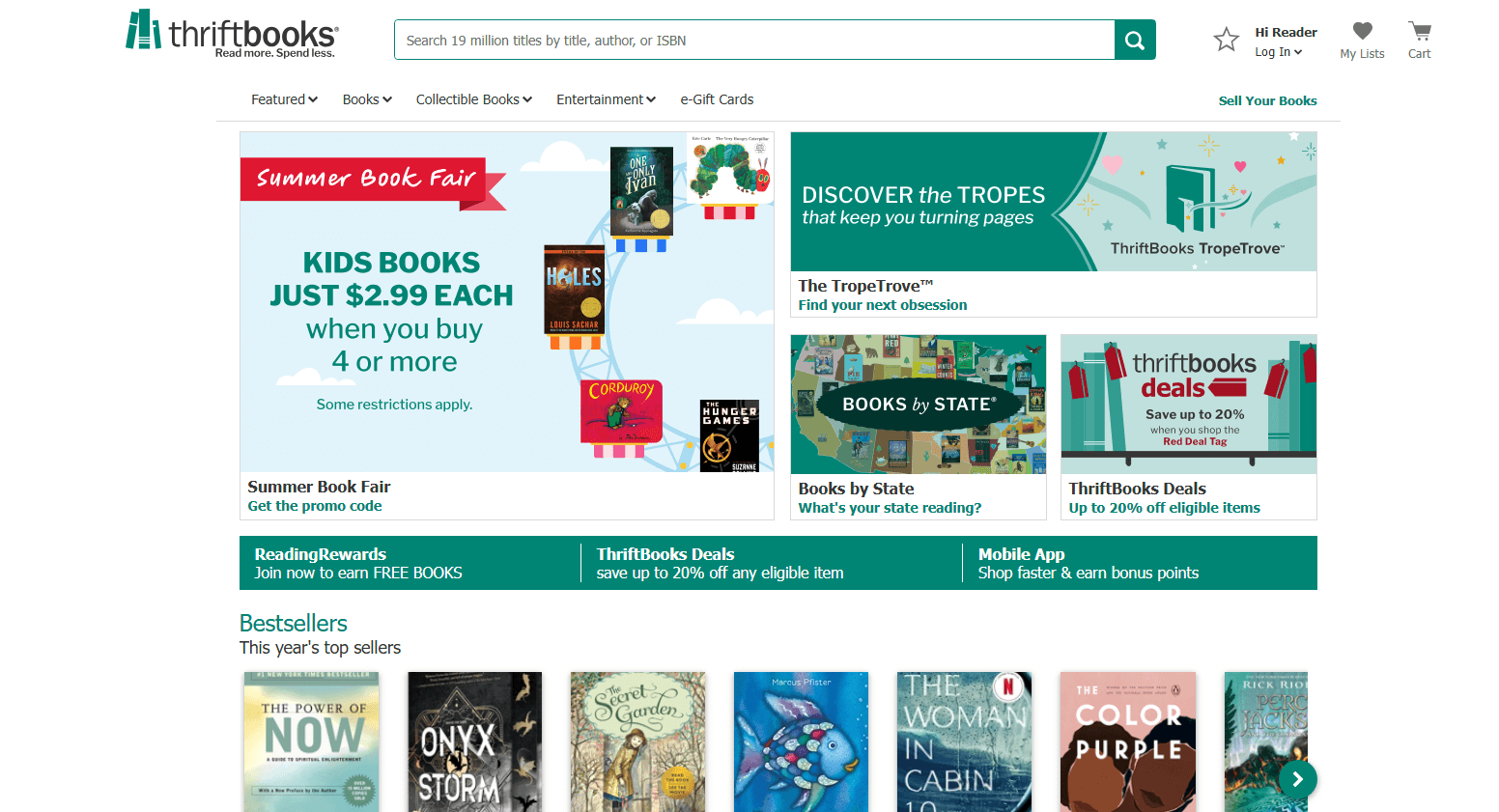 thriftbooks - Top 10 Affiliate Programs for Father’s Day in the US & CA